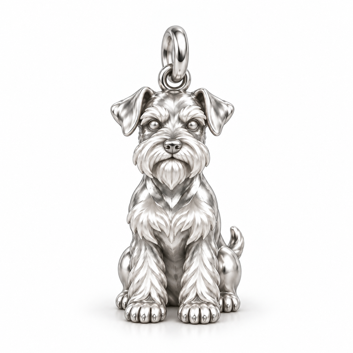 Miniature Schnauzer charm — Dignified Gentleman
