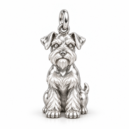 Miniature Schnauzer charm — Dignified Gentleman