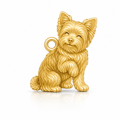 Soulyshine Morkie Personalized Pet Companion Charm Only