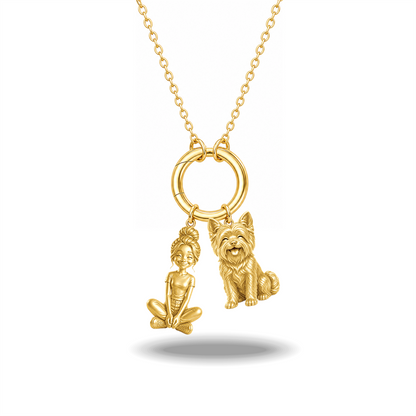 Morkie - 18K Gold Vermeil - 1st
