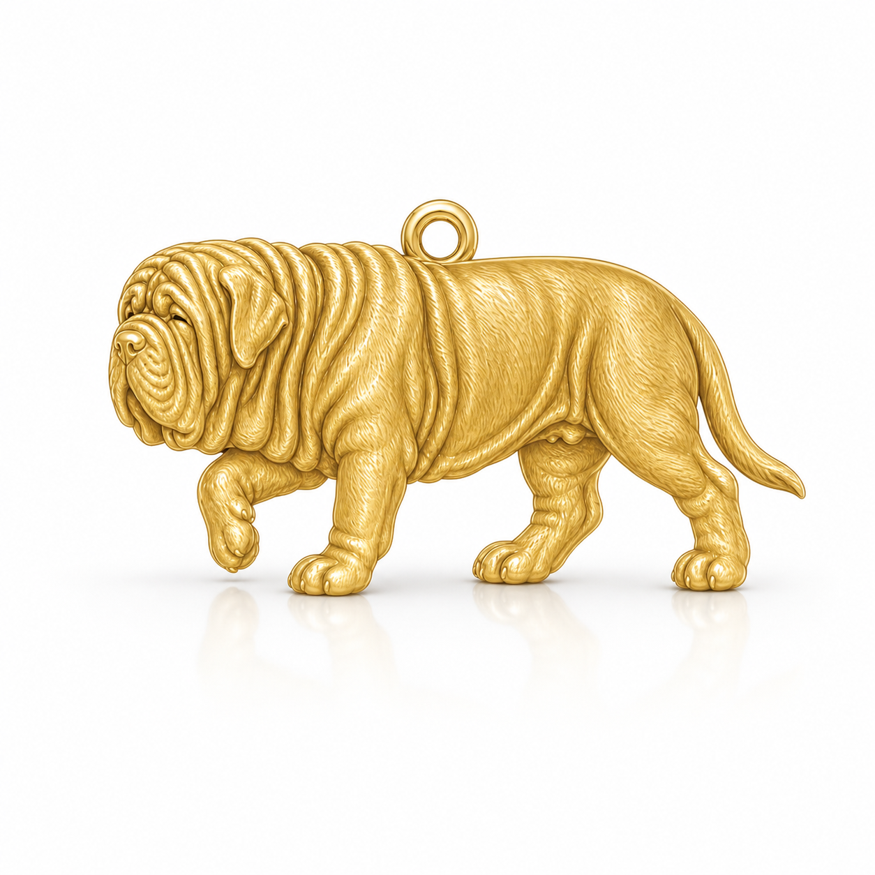 Soulyshine Neapolitan Mastiff Personalized Pet Companion Charm Only