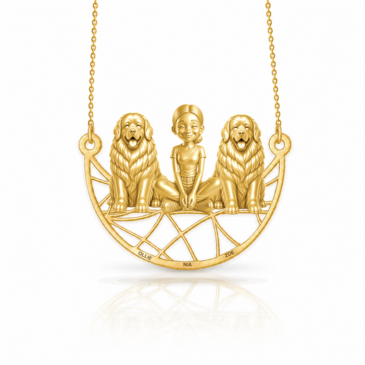 Soulyshine Newfoundland personalized companion necklace