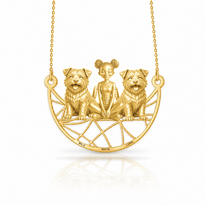Norfolk Terrier - 18K Gold Vermeil - 1st