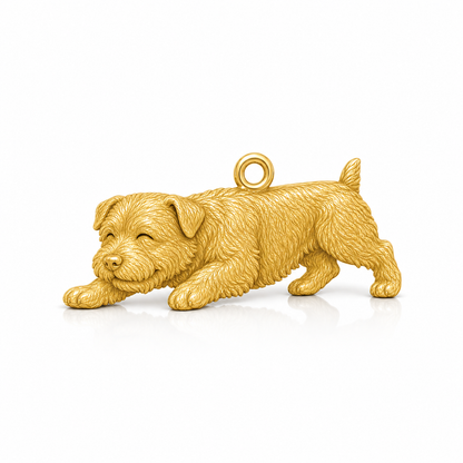 Soulyshine Norfolk Terrier Personalized Pet Companion Charm Only