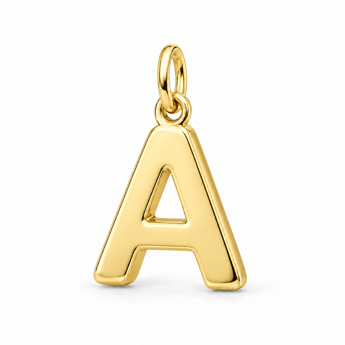 Bold Initial Monogram Charm Bracelet – Personalized Mom Gift