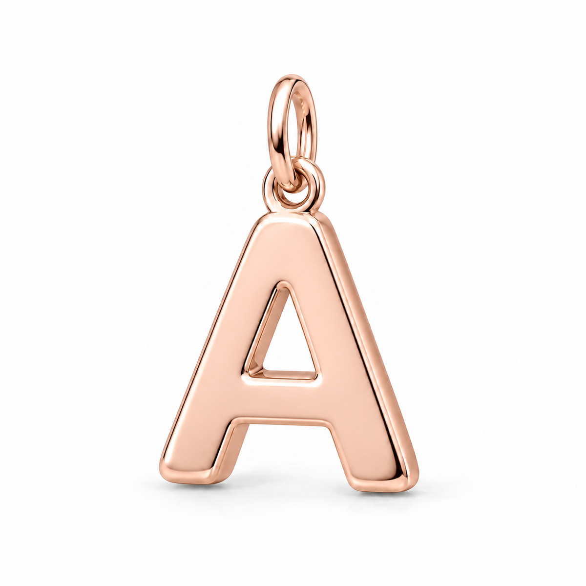 Bold Initial Monogram Charm Bracelet – Personalized Mom Gift