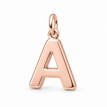 Bold Initial Monogram Charm Bracelet – Personalized Mom Gift