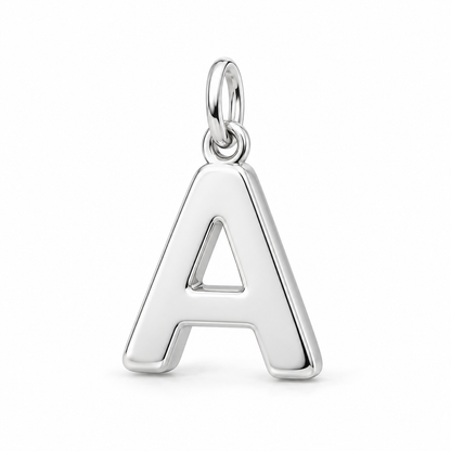 Bold Initial Monogram Charm Bracelet – Personalized Mom Gift