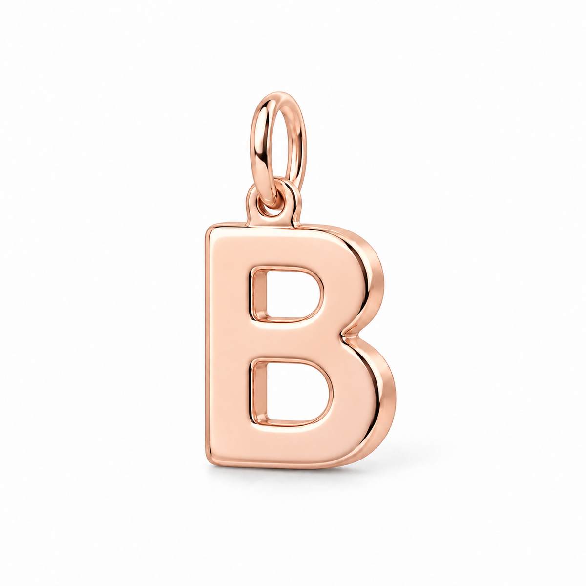 Bold Initial Monogram Charm Bracelet – Personalized Mom Gift