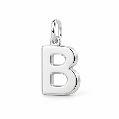Bold Initial Monogram Charm Bracelet – Personalized Mom Gift