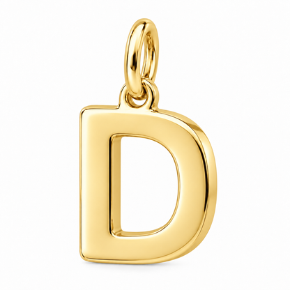 Bold Initial Monogram Charm Bracelet – Personalized Mom Gift
