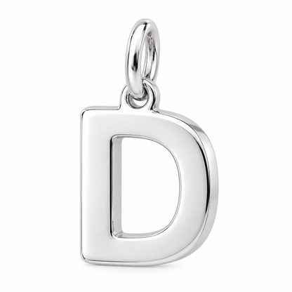 Bold Initial Monogram Charm Bracelet – Personalized Mom Gift