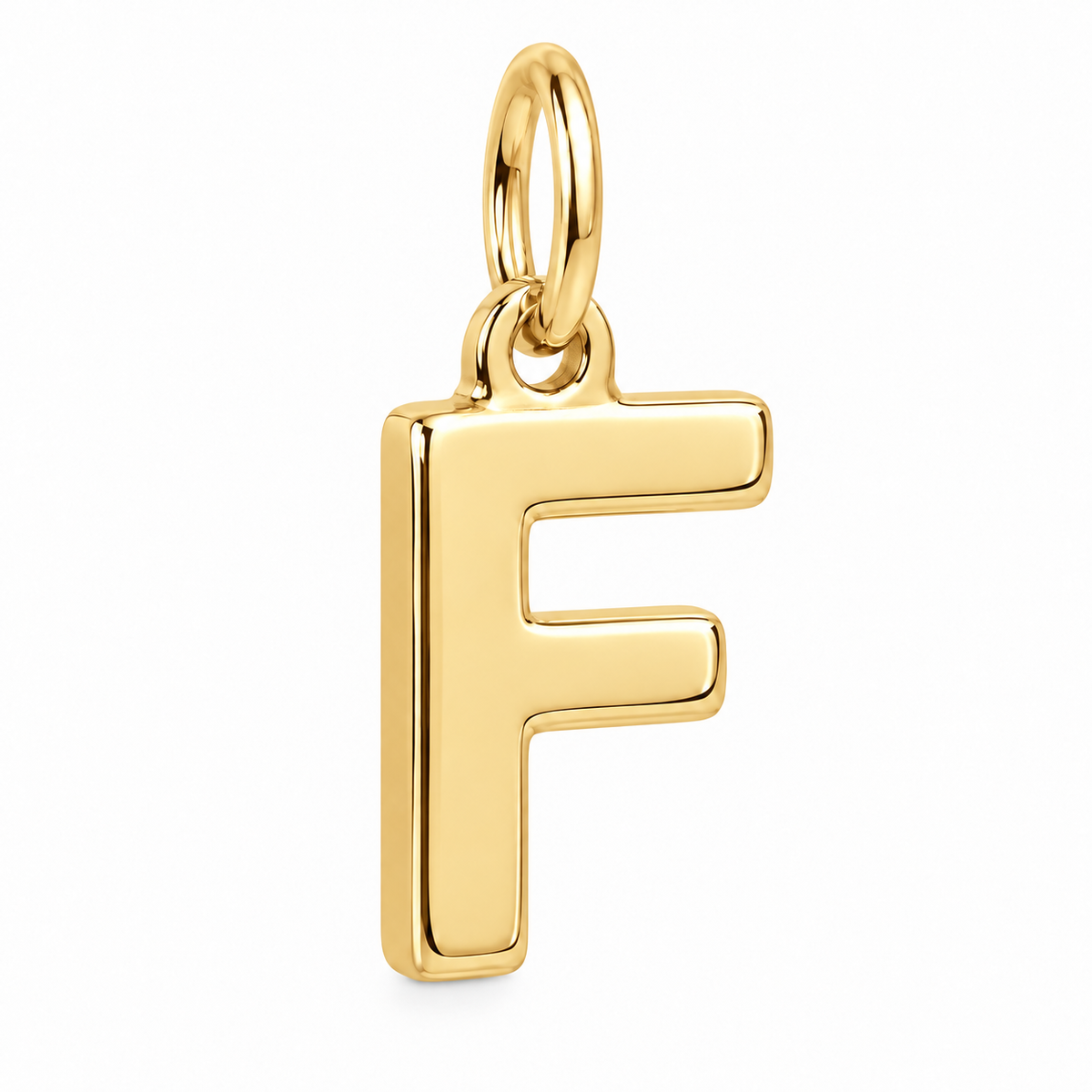 Bold Initial Monogram Charm Bracelet – Personalized Mom Gift