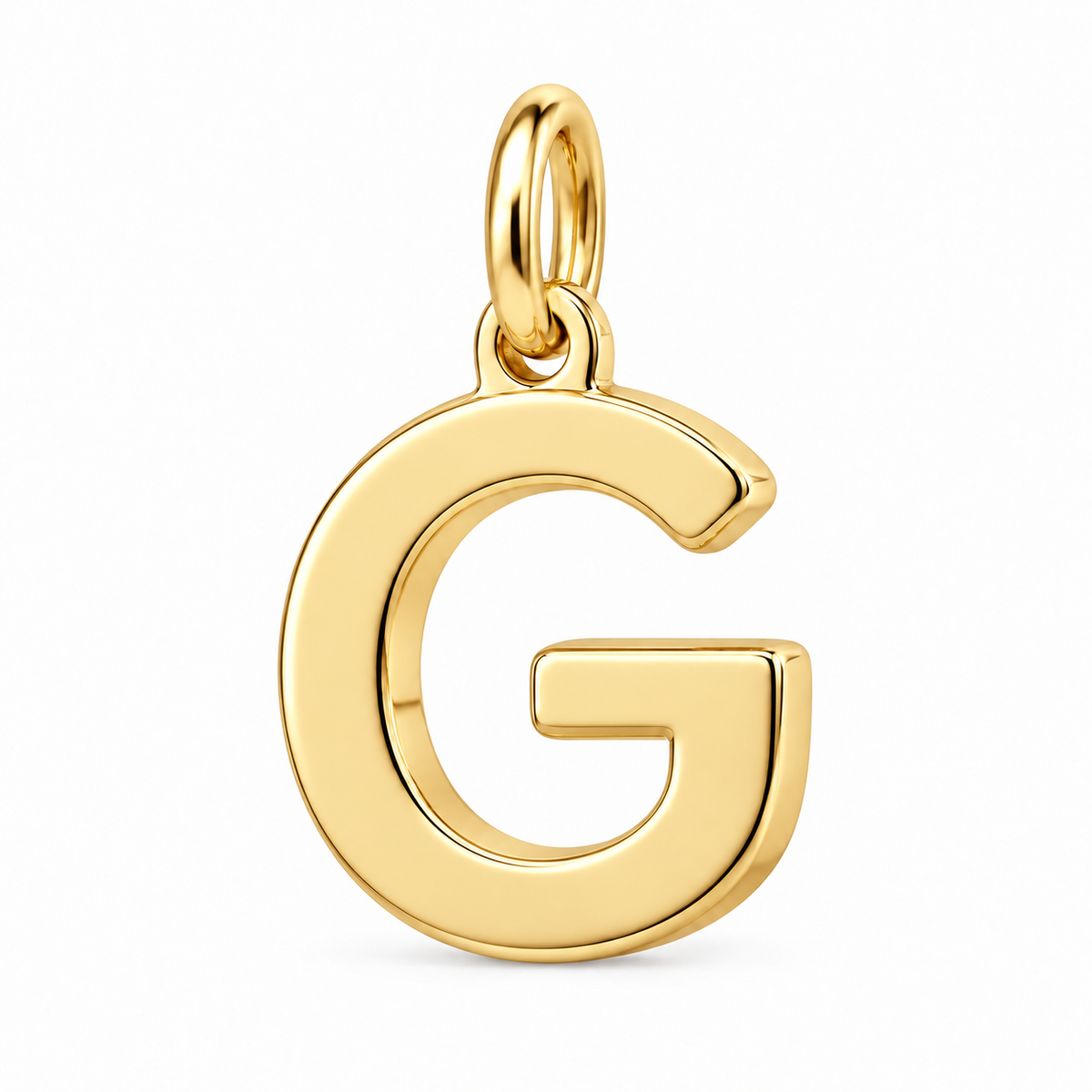 Bold Initial Monogram Charm Bracelet – Personalized Mom Gift