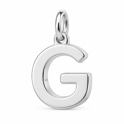 Bold Initial Monogram Charm Bracelet – Personalized Mom Gift