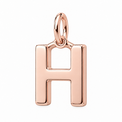 Bold Initial Monogram Charm Bracelet – Personalized Mom Gift