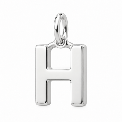 Bold Initial Monogram Charm Bracelet – Personalized Mom Gift