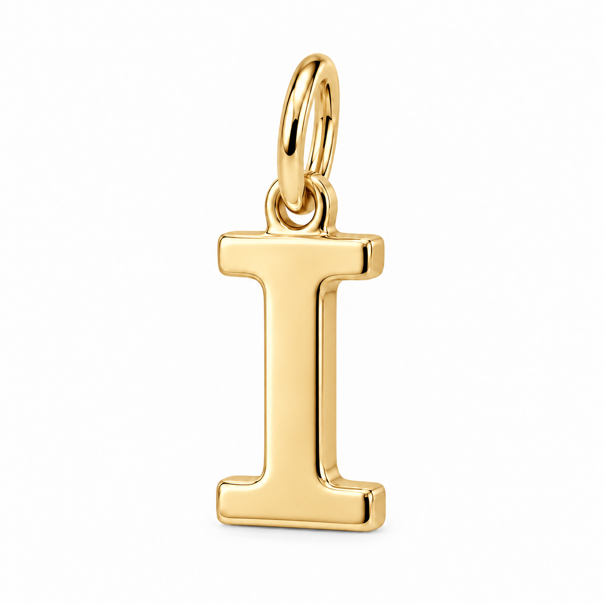 Bold Initial Monogram Charm Bracelet – Personalized Mom Gift