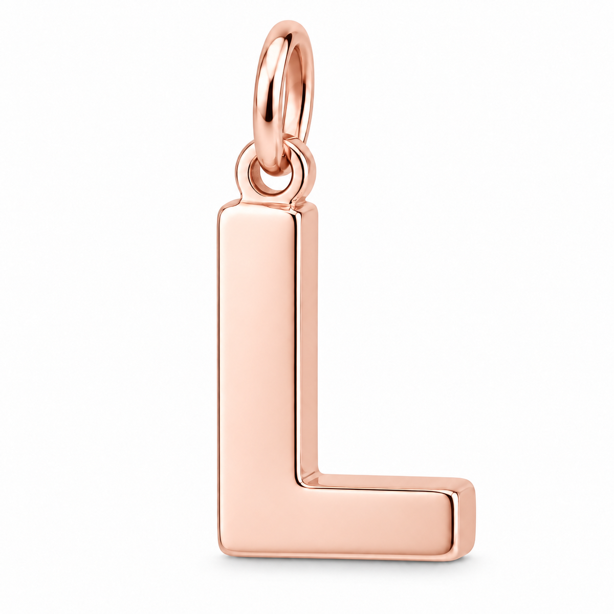 Bold Initial Monogram Charm Bracelet – Personalized Mom Gift