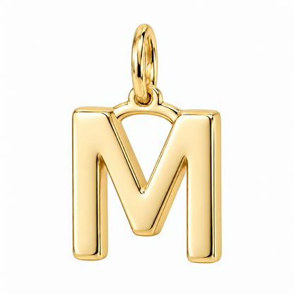 Bold Initial Monogram Charm Bracelet – Personalized Mom Gift