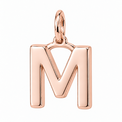 Bold Initial Monogram Charm Bracelet – Personalized Mom Gift
