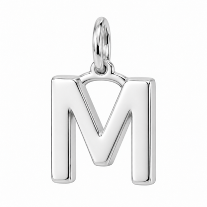 Bold Initial Monogram Charm Bracelet – Personalized Mom Gift
