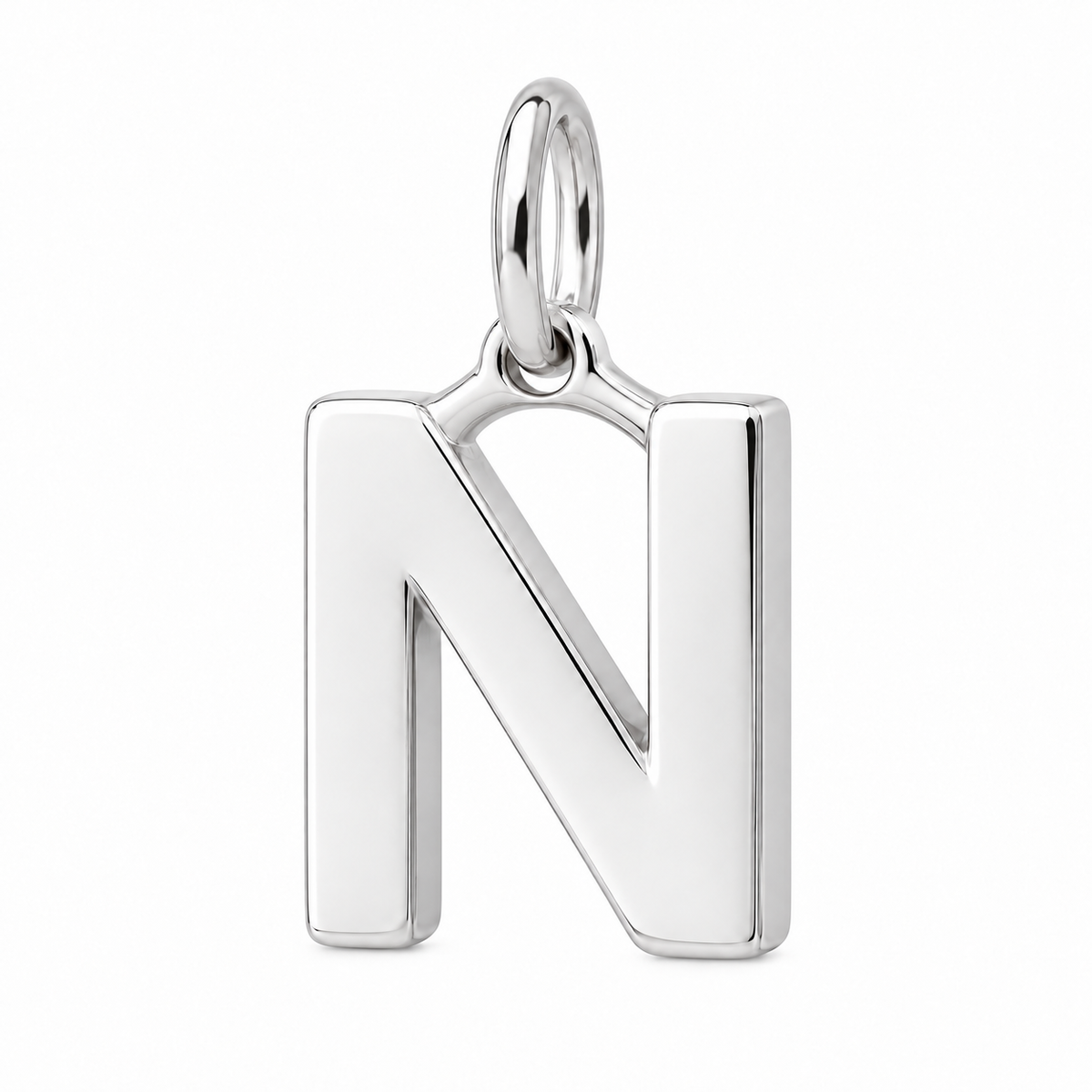 Bold Initial Monogram Charm Bracelet – Personalized Mom Gift