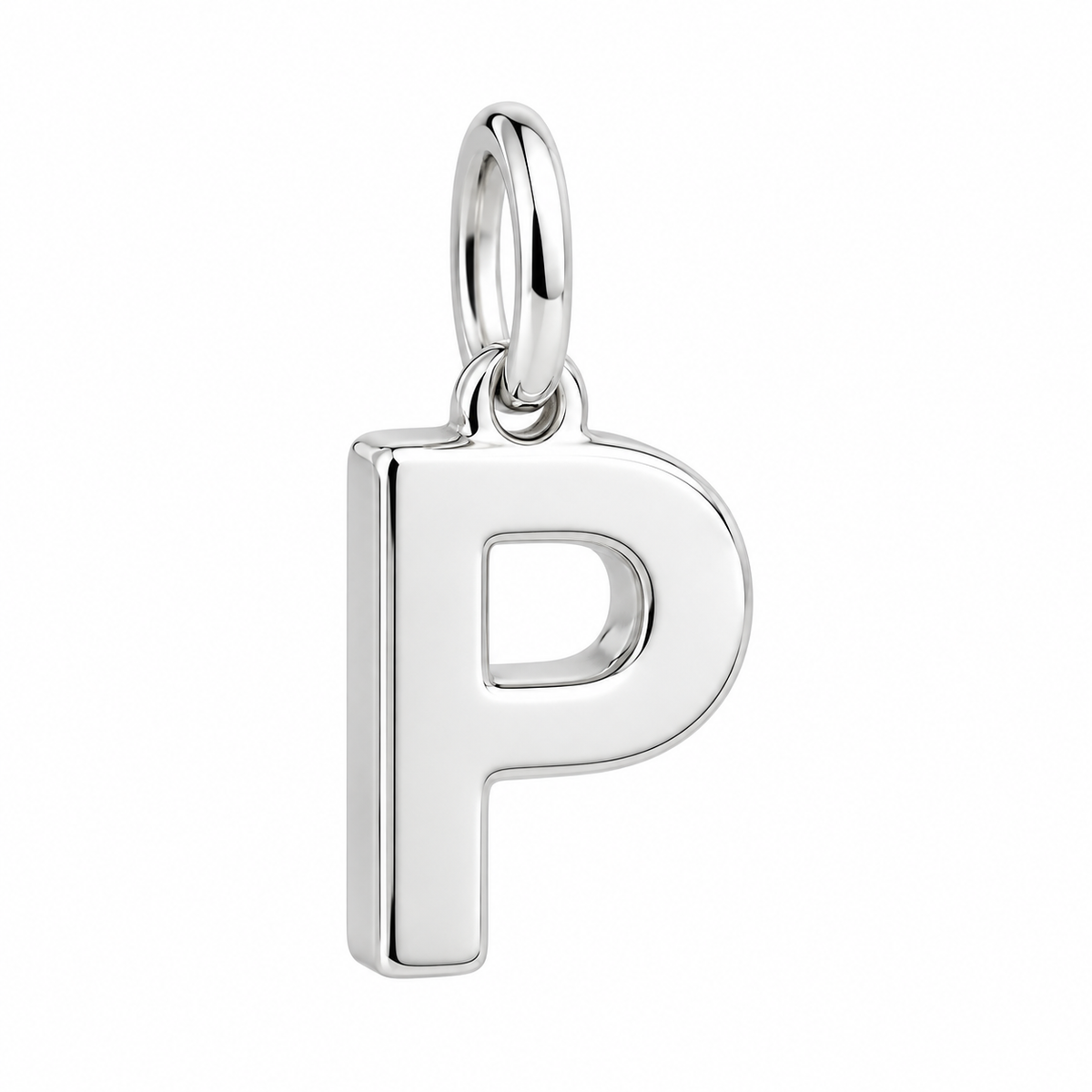 Bold Initial Monogram Charm Bracelet – Personalized Mom Gift