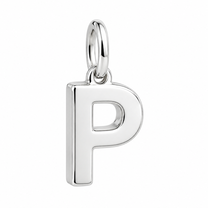 Bold Initial Monogram Charm Bracelet – Personalized Mom Gift