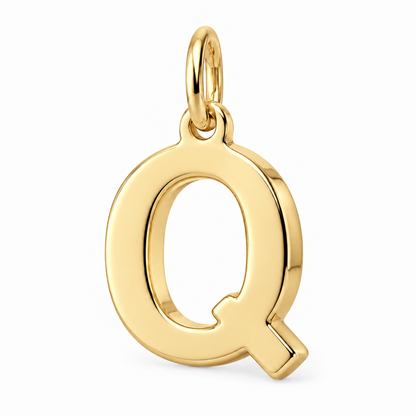 Bold Initial Monogram Charm Bracelet – Personalized Mom Gift