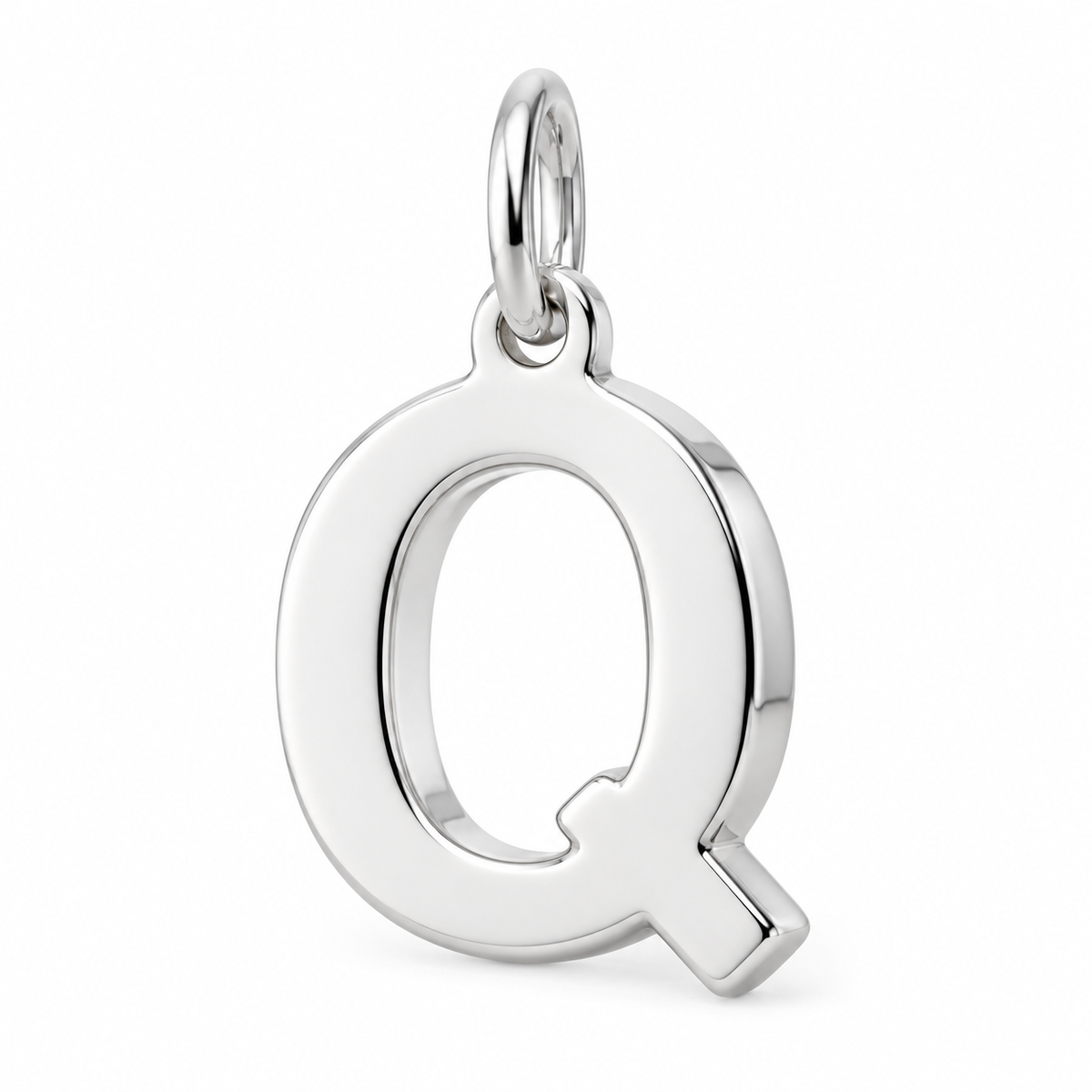 Bold Initial Monogram Charm Bracelet – Personalized Mom Gift