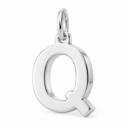 Bold Initial Monogram Charm Bracelet – Personalized Mom Gift