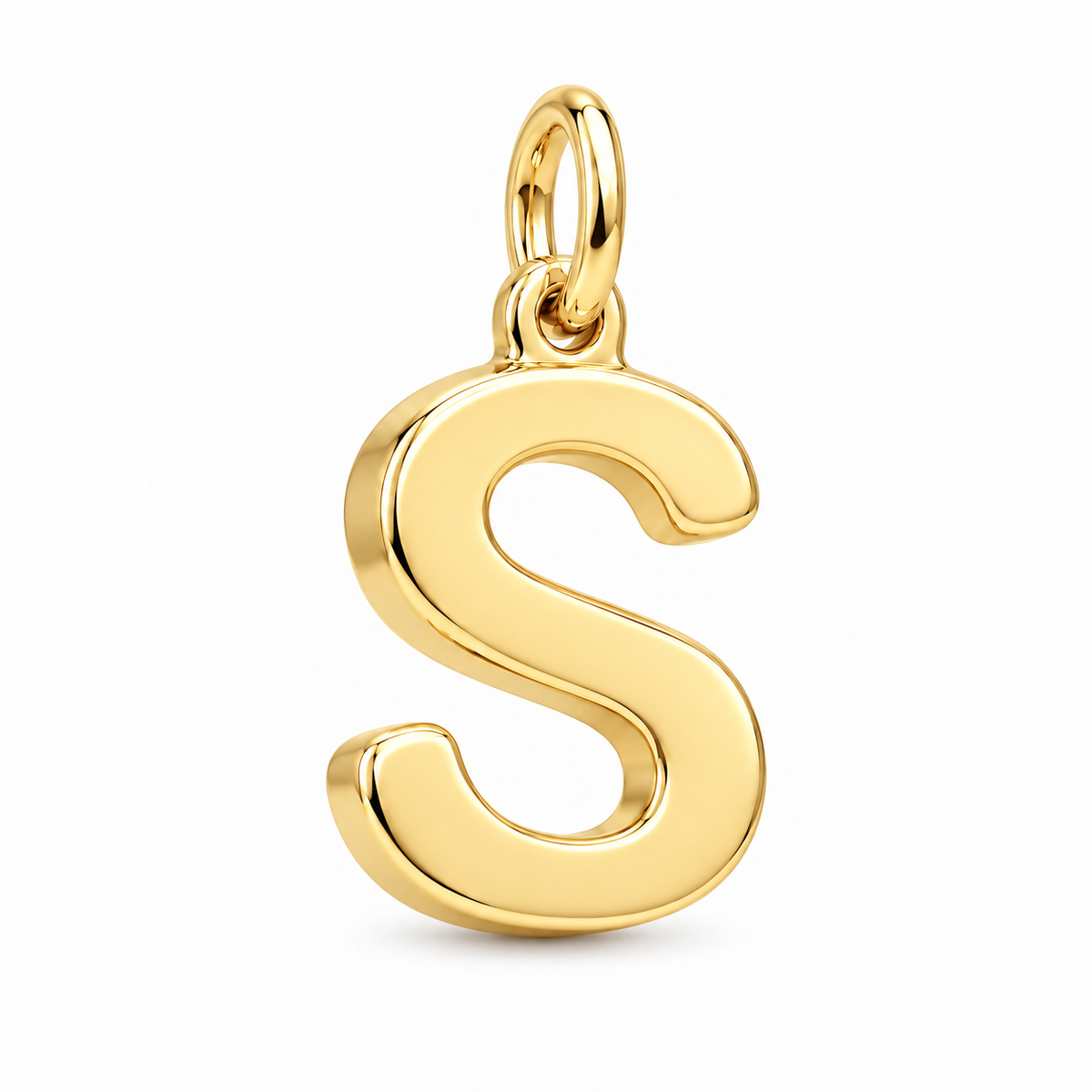 Bold Initial Monogram Charm Bracelet – Personalized Mom Gift
