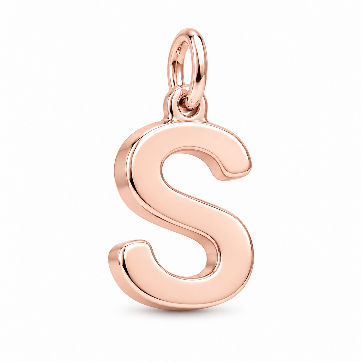Bold Initial Monogram Charm Bracelet – Personalized Mom Gift