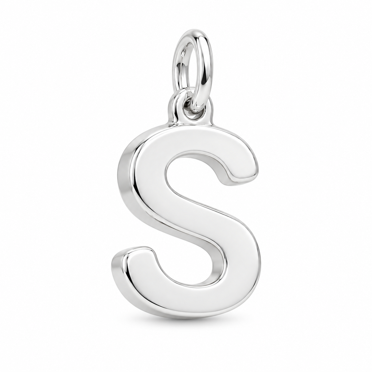 Bold Initial Monogram Charm Bracelet – Personalized Mom Gift
