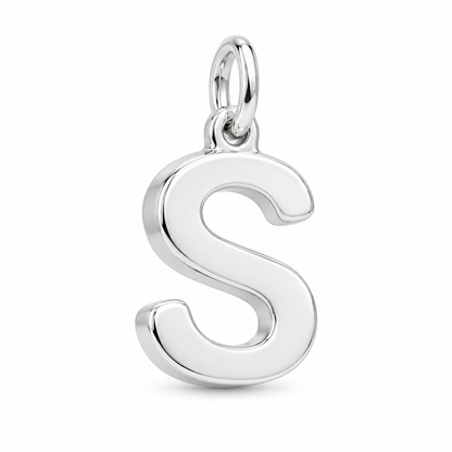 Bold Initial Monogram Charm Bracelet – Personalized Mom Gift
