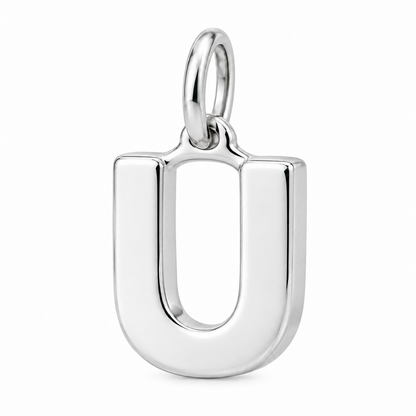 Bold Initial Monogram Charm Bracelet – Personalized Mom Gift