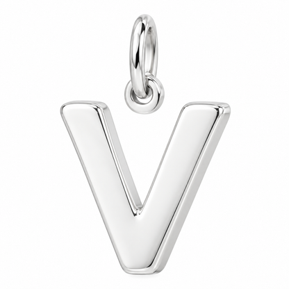 Bold Initial Monogram Charm Bracelet – Personalized Mom Gift