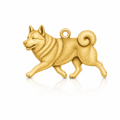 Soulyshine Norwegian Elkhound Personalized Pet Companion Charm Only