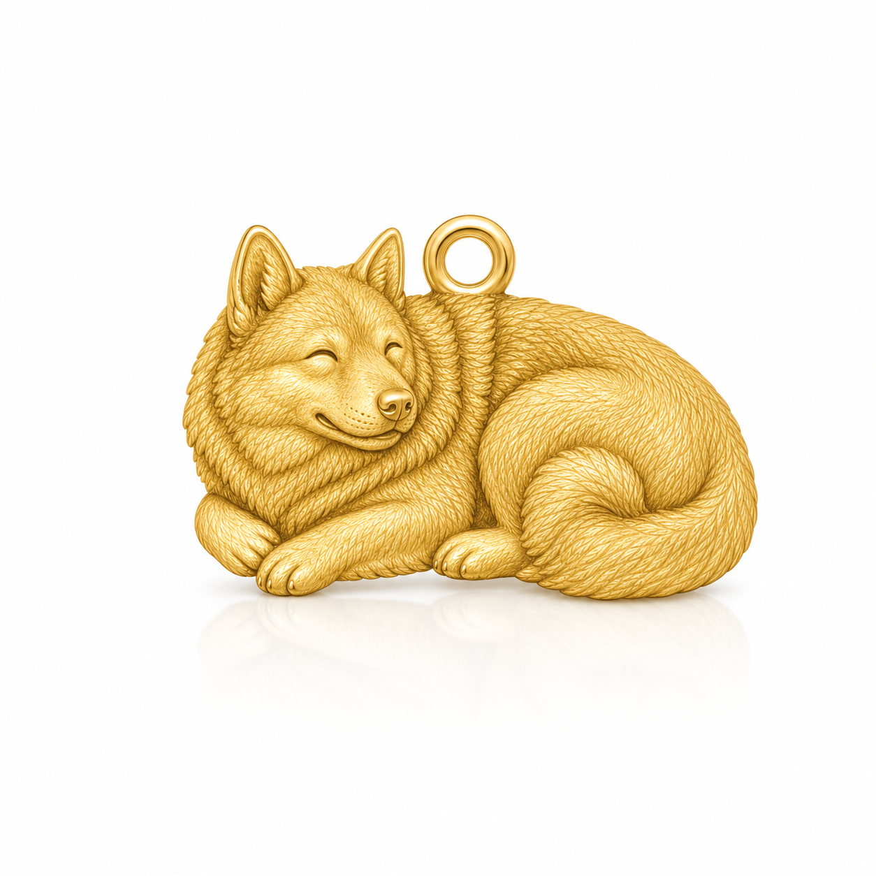 Soulyshine Norwegian Elkhound Personalized Pet Companion Charm Only