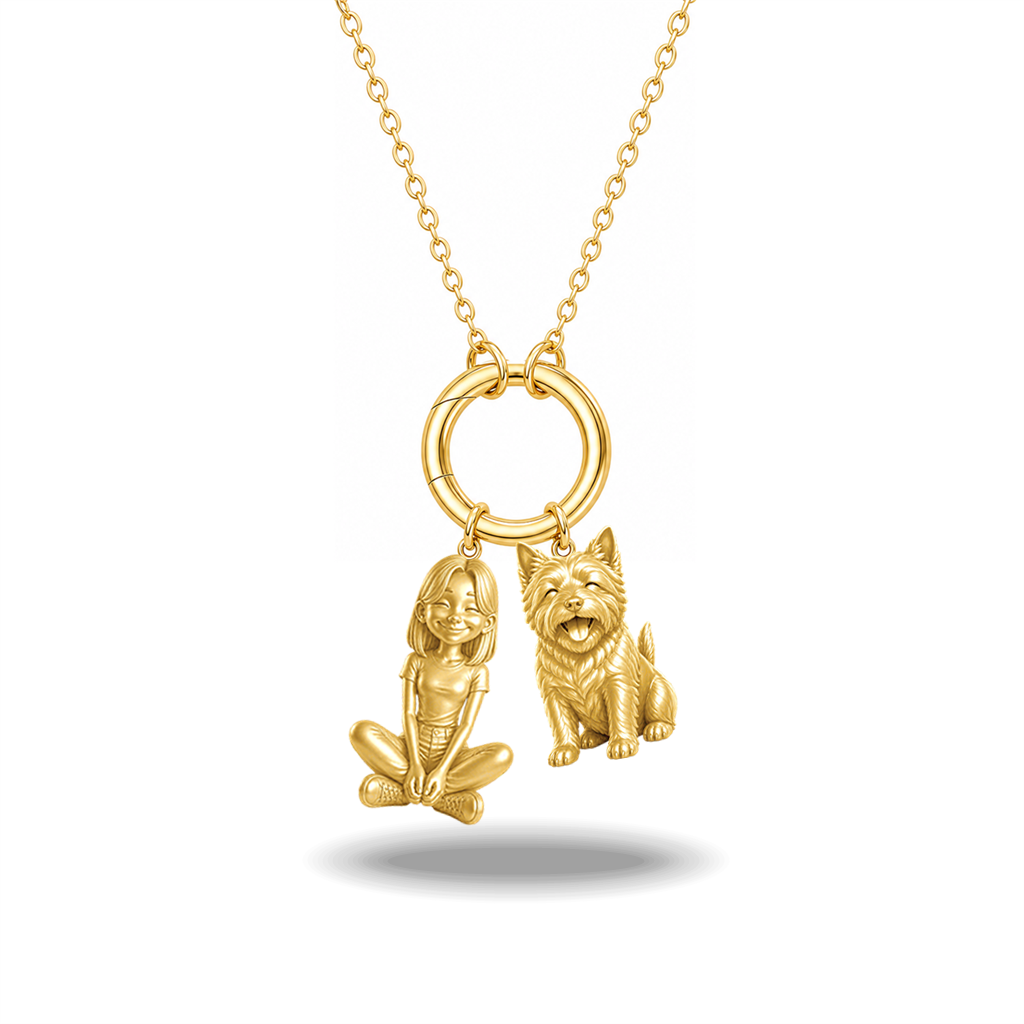 Norwich Terrier - 18K Gold Vermeil - 1st