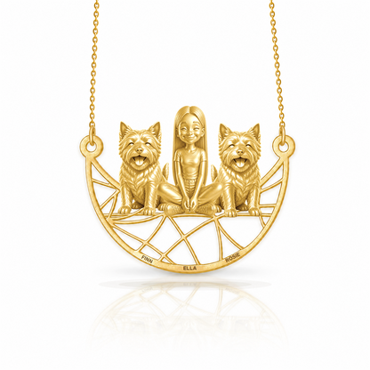 Norwich Terrier - 18K Gold Vermeil - 1st