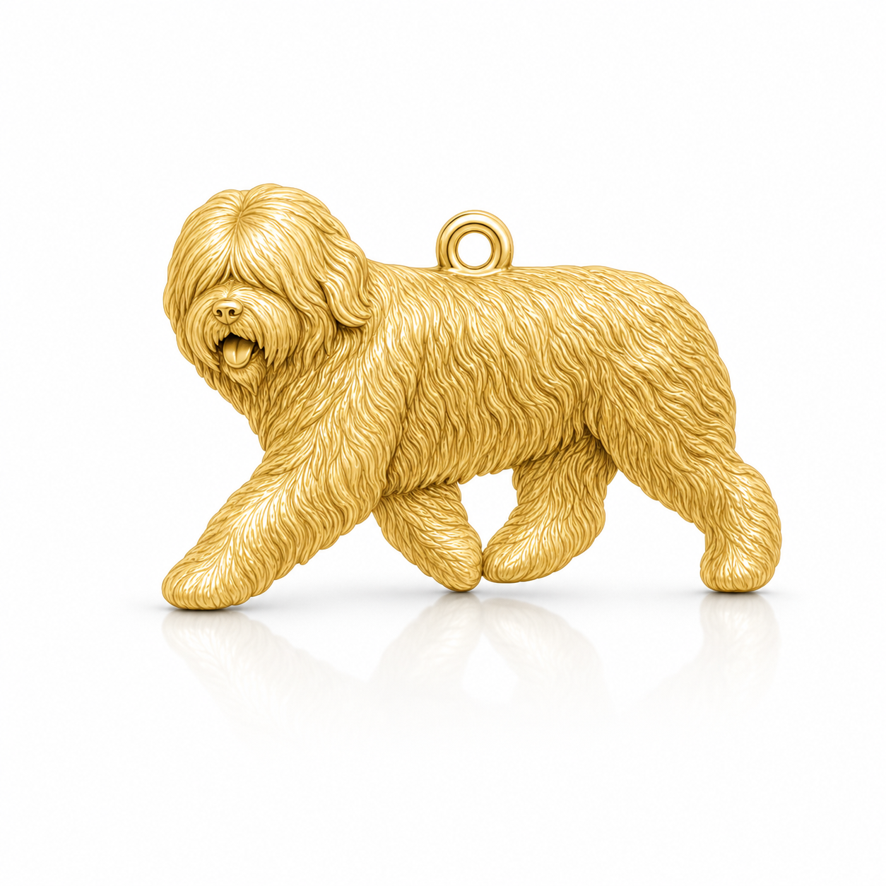 Soulyshine Old English Sheepdog Personalized Pet Companion Charm Only