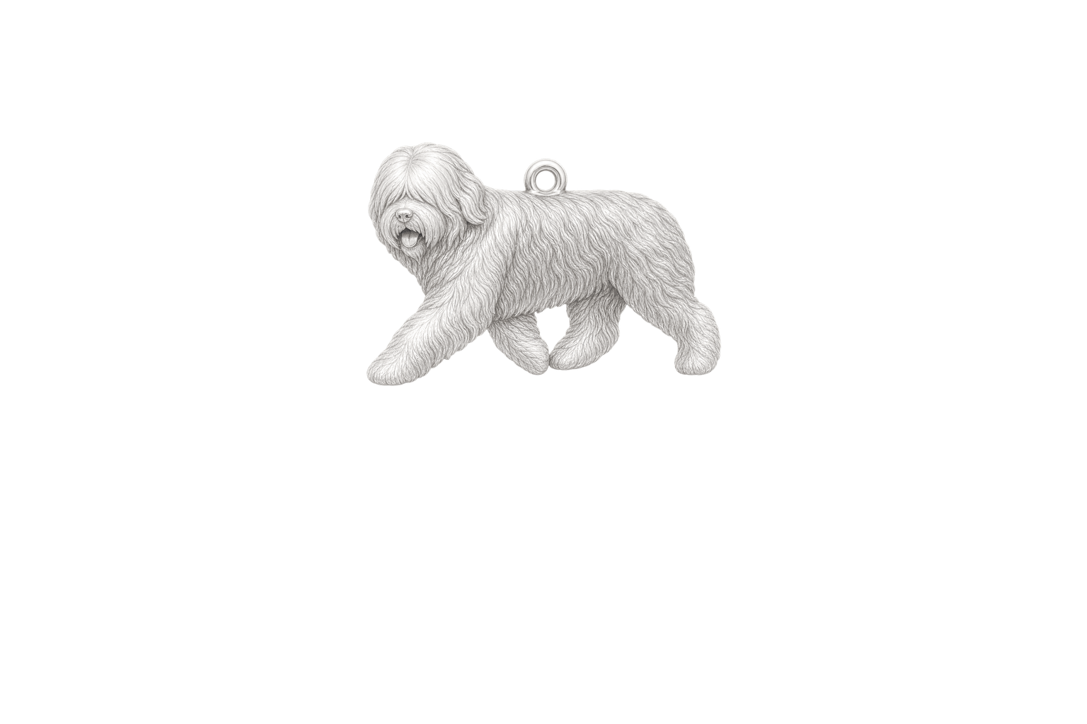 Soulyshine Old English Sheepdog Little Love Charm Only - Image 1
