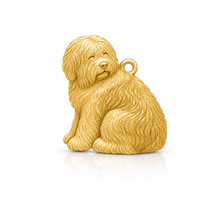 Soulyshine Old English Sheepdog Personalized Pet Companion Charm Only