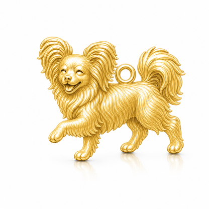 Soulyshine Papillon Personalized Pet Companion Charm Only