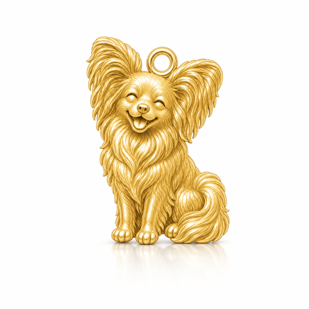Soulyshine Papillon Personalized Pet Companion Charm Only