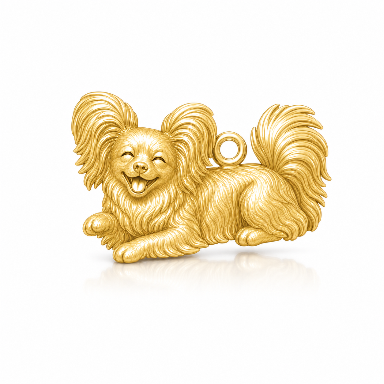 Soulyshine Papillon Personalized Pet Companion Charm Only