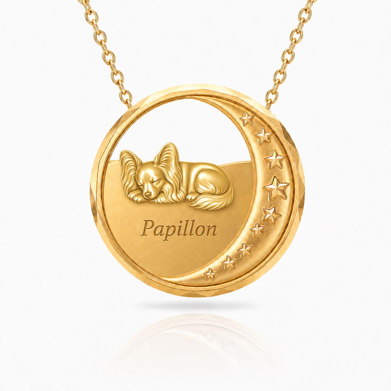 Soulyshine Papillon Starry Slumber Personalized Pet Heart Bracelet