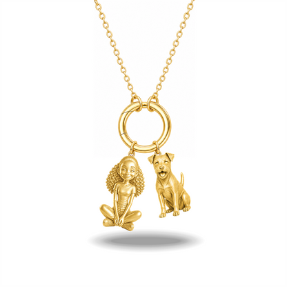Parson Russell Terrier - 18K Gold Vermeil - 1st